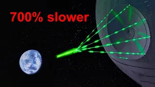 Star Wars - Alderaan destroyed 700% slower