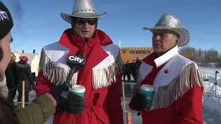 Calgarians brave polar dip, as other cities cancel events