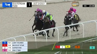 Gulfstream Park Carrera 1 - 3 de Octubre 2021