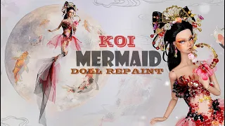 Repaintdoll - KOI MERMAID | mermaid dolls | Doll repaint and customisation