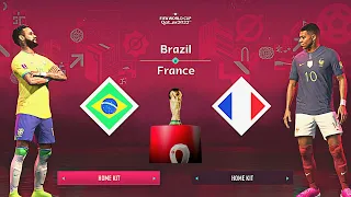 FIFA 23 - BRAZIL vs FRANCE | FIFA WORLD CUP 2022 FINAL Full Match Gameplay | 4K #worldcup2022
