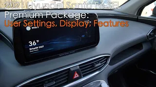 2021 Hyundai Santa Fe SEL Premium-User Settings, Tons of Display Features|Hyundai of Cookeville