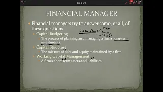 Chapter 1 - Introduction to Corporate Finance