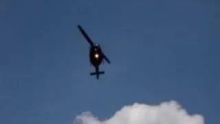 Bell UH1D fly over at Karlshöfen Airport