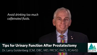 Tips for Urinary Function After Prostatectomy