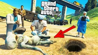 ОТКОПАЛИ ПРИШЕЛЬЦА ЛЕТОМ СЕВЕРНЫЙ ЯНКТОН В ГТА 5 МОДЫ! ОБЗОР МОДА GTA 5 видео игра мультик для детей