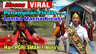 🔴 Wooww.... Hari PGRI, Finalis Lomba Maena Kreasi || SMA Negeri 1 Moro'o