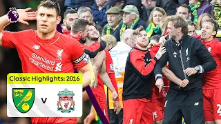 Jürgen Klopp LOSES His Glasses! | Norwich 4-5 Liverpool | Premier League Highlights