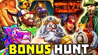 BONUS HUNT SLOT OPENING 🔥 THE BEST SLOT BONUSES 😱 HIGH STAKES NON STOP FREE SPINS AND BIG WINS‼️