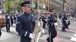 Veteran's Day Parade~NYC~2021~Air Force Honor Guard Marching Band~NYCParadelife