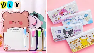🌈 DIY cute stationery / How to make stationery supplies at home / handmade stationery/ easy crafts
