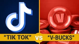 Tik Tok vs V-Bucks - Google Trends Show