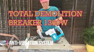 TOTAL 1300W DEMOLITION BREAKER FOR JUST 6,000 PESOS