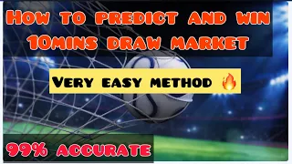 How to predict and win 10 minutes draw on sportybet | must watch #footballpredictions #shortsvideo