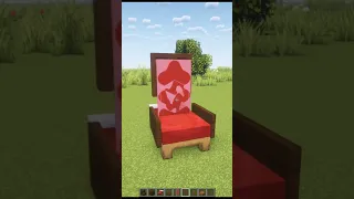 Chair Designs #minecraft #tutorial #fyp #shorts