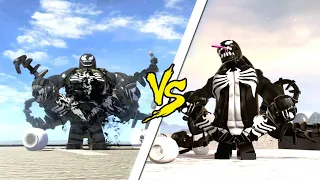 Venom Transformations (Comparing): From Lego Marvel Super Heroes & 2