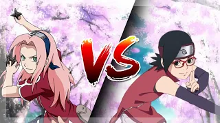 Kid Sakura Haruno VS Kid Sarada Uchiha [COM VS COM] - Naruto Ultimate Ninja Storm 4 Road to Boruto