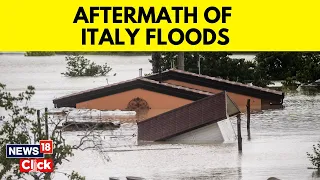 Drone Footage Shows The Scale Of Damage In Flood-Hit Northern Italy | Italy Floods  Updates