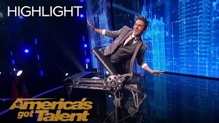 The Illusionists And Light Balance Perform Epic Magic And Dance Collab - America's Got Talent 2018