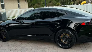 New custom wheels for Tesla Model S Plaid