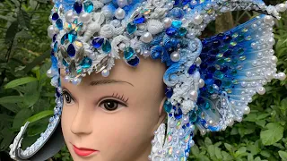 Gumawa ako ng Aquatic headress na pwedeng gamitin sa ating Festival Costume