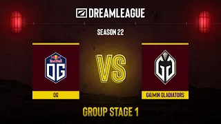 [BISAYA] OG vs Gaimin Gladiators (BO1) | Dream League S22 Tie Breakers w/ Mel0