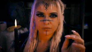 Viking Princess Prepares You For War - Battle Paint & Hair | ASMR
