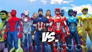 THE AVENGERS VS POWER RANGERS - EPIC BATTLE