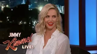 Charlize Theron is a NASCAR Fan