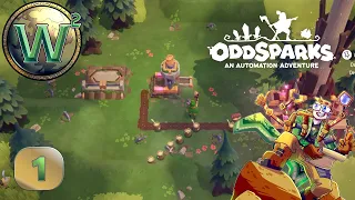 Oddsparks: An Automation Adventure - Meet the Sparks - Let's Play - Episode 1