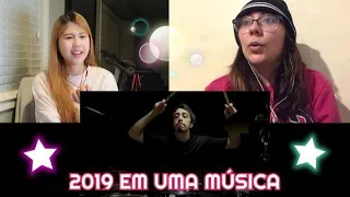 Foreigners react to 2019 EM UMA MÚSICA by Lucas Inutilismo | Reaction Video
