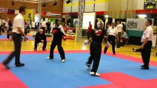 WAKO Belgium Flanders Open 2010 Lisa Boardman vs Shauna Bannon