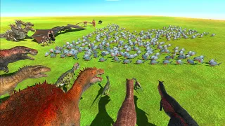 [ Piranha Challenge ] Dinosaurs VS Fantasy - Animal Revolt Battle Simulator