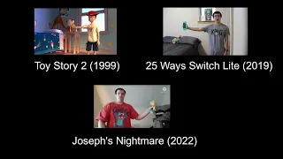 Toy Story 2 (1999/)25 WAYS TO BREAK A SWITCH LITE (2019)/JOSEPH'S NIGHTMARE (2022) Side By Side