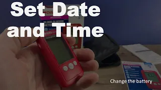 CVS Advanced Blood Glucose meter set date time | replace battery