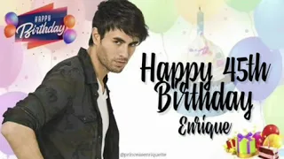 Happy 45th Birthday Enrique!