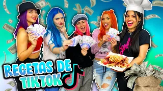 ¡COCINO RECETAS de TIKTOK a MIS AMIGOS y ME PAGAN POR ESO SEGUNDA PARTE!