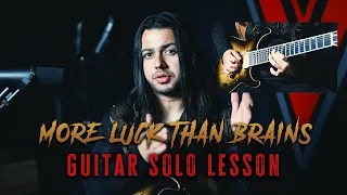 Guitar Solo (More Luck Than Brains) Lesson