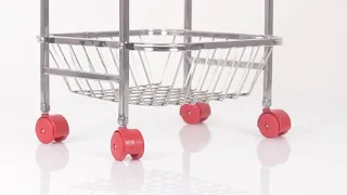 LIMETRO Kitchen trolley with wheels for storage fruit and vegetables