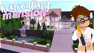 RENOVATING MY MANSION || Bloxburg Speedbuild