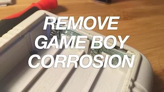 Cleaning the Original Game Boy's Battery Terminals to Remove Corrosion (And Fix Your Gameboy!)