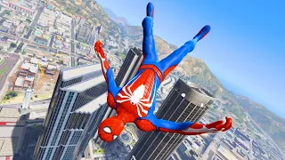 GTA 5 SPIDERMAN Ragdolls Compilation Episode 46 - ( Euphoria Physics Showcase)