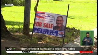 High interest rates slow property sales