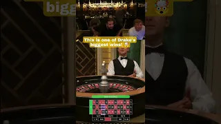 This is one of Drake's biggest wins! 🤯 #drake #roulette #gambling