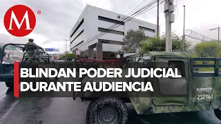 Inicia audiencia de los 164 detenidos en Uruapan en Morelia