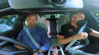 Carpool with Andre Lotterer & Fitra Eri - TAG Heuer Porsche Formula E Team