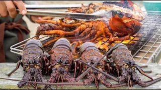 THE BEST LOBSTER CATCH AND COOK | Eating Raw Lobster and Lobster Ramen