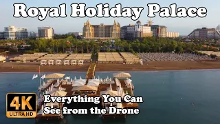 Royal Holiday Palace from Drone Lara Antalya Turkey in 4K