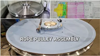 Rope Pulley Assembly | Thrust Pin and Bearing Bush Machining | cnc lathe