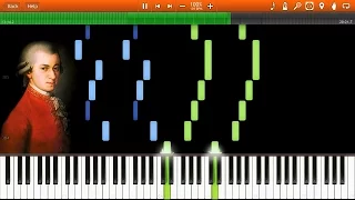 W.A. Mozart - Eine Kleine Nachtmusik (Complete) [Synthesia Piano Solo Tutorial]